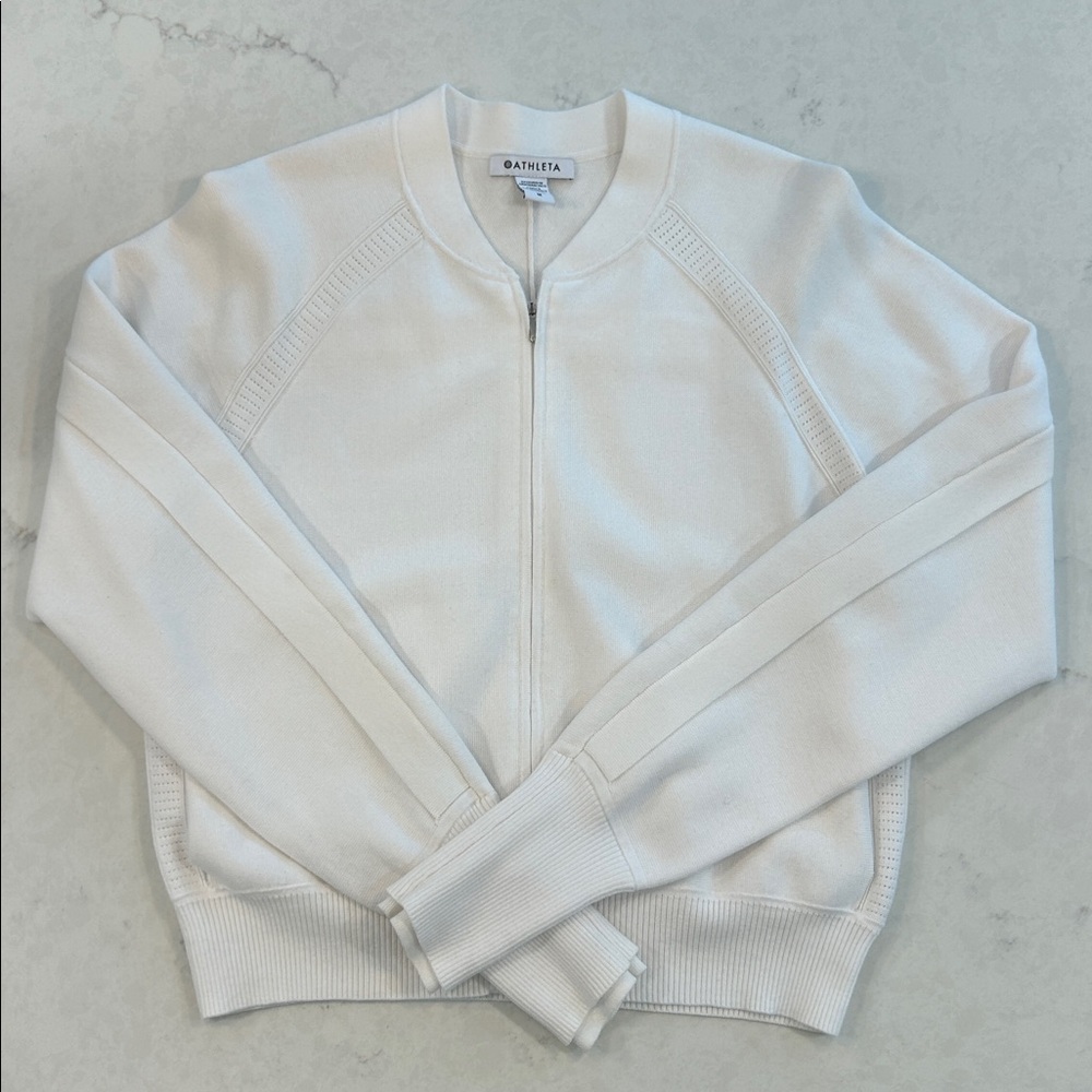 Athleta Advantage Sweater Small White